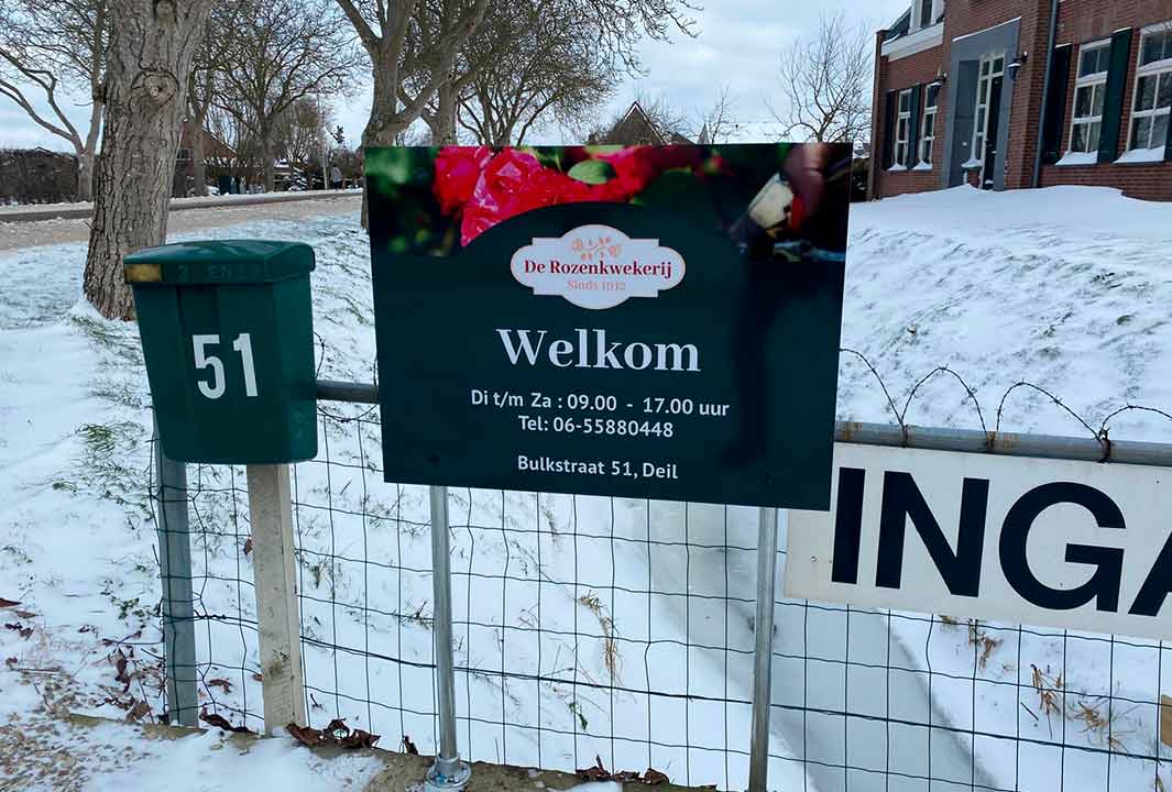 De Rozenkwekerij Deil Bakker Reclame