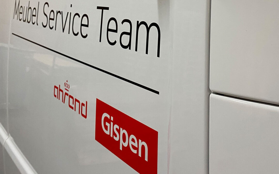 Autobelettering Gispen Ahrend