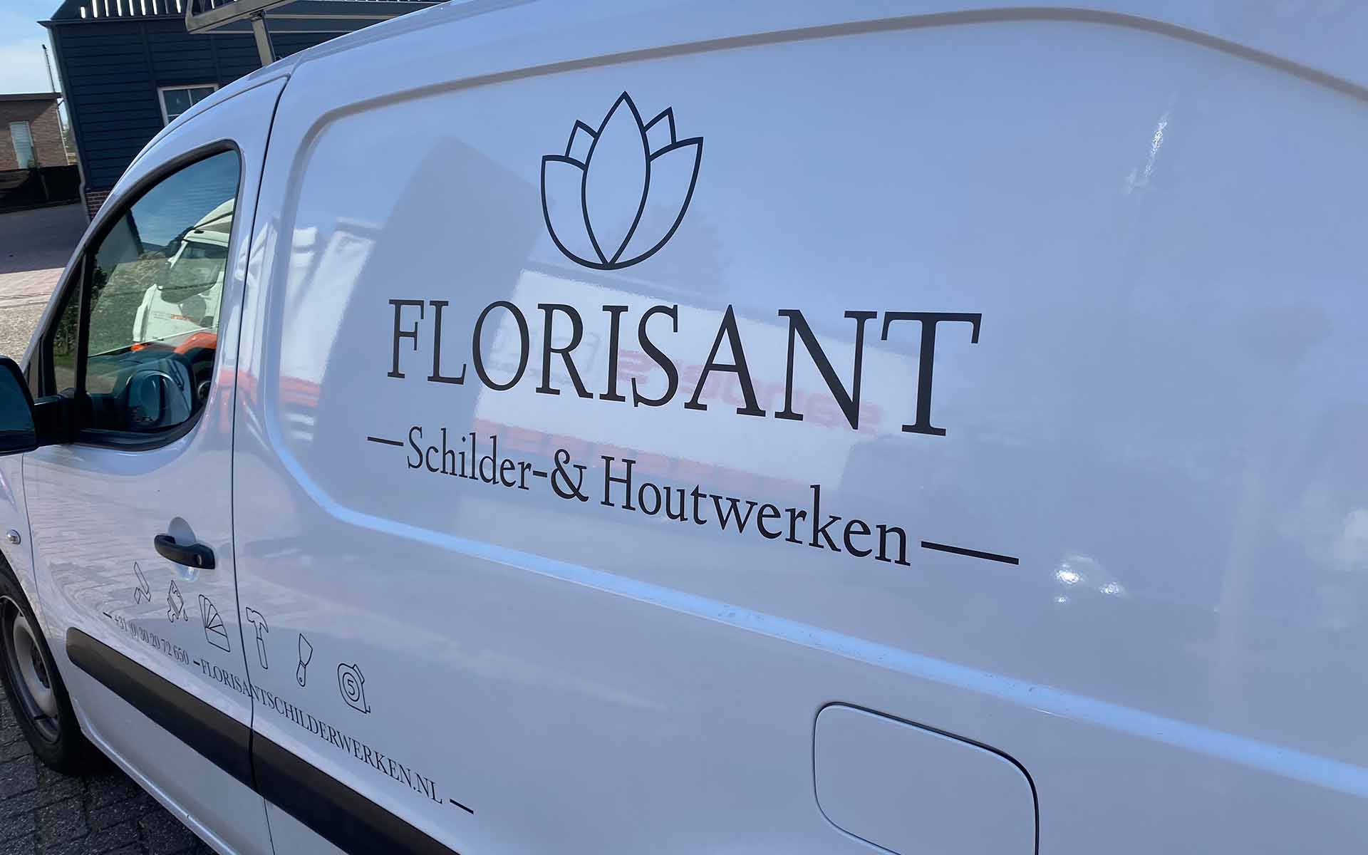 Autobelettering Florisant Schilderwerken